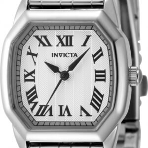 invicta wildflower quartz silver dial ladies watch 48957
