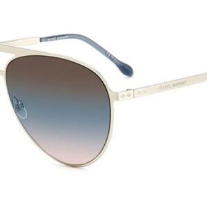 isabel marant brown teal pilot ladies sunglasses im 0100/s 0doh/62 62
