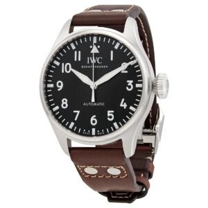 iwc big pilot 43 automatic black dial men's watch iw329301