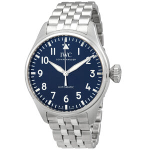 iwc big pilot 43 automatic blue dial men's watch iw329304