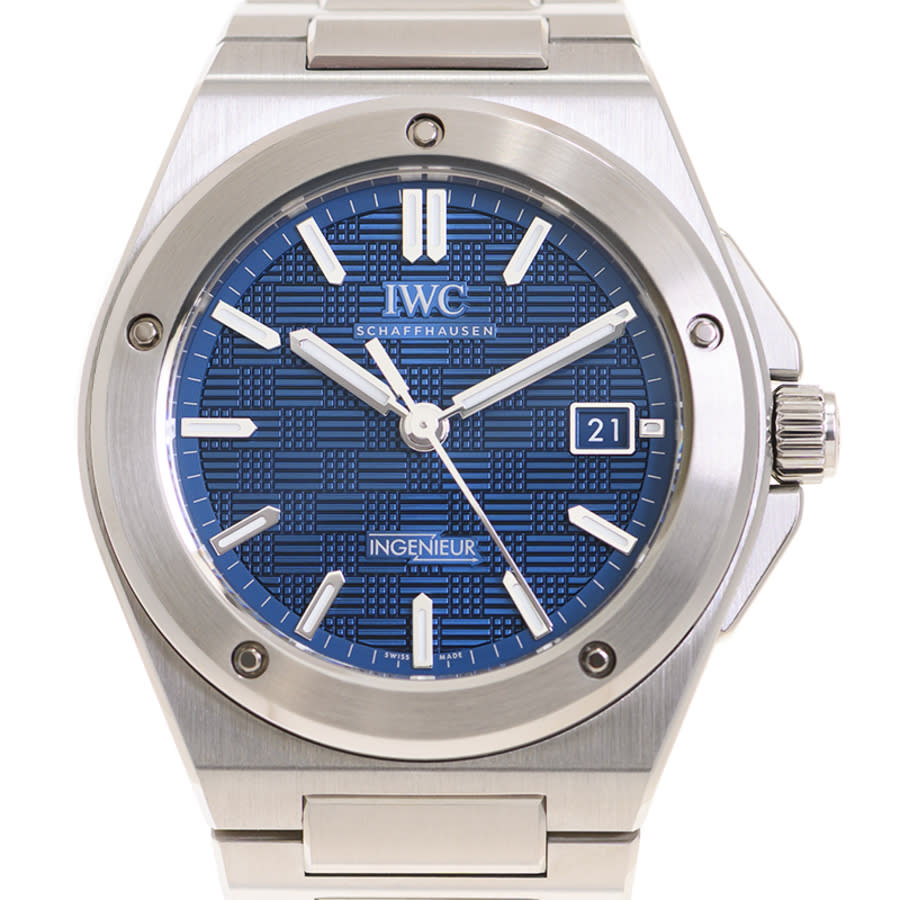 iwc ingenieur automatic 40 blue dial watch iw328907 iwc ingenieur automatic 40 blue dial watch iw328907