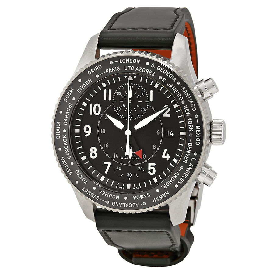 iwc pilot black dial automatic men's gmt watch iw395001 iwc pilot black dial automatic men's gmt watch iw395001