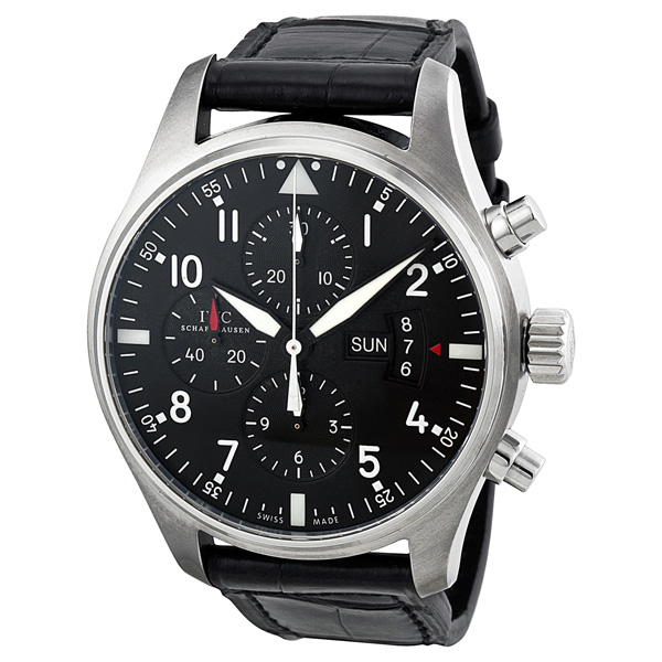 iwc pilot chronograph automatic black dial men's watch iw377701 iwc pilot chronograph automatic black dial men's watch iw377701