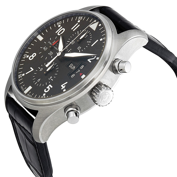 iwc pilot chronograph automatic black dial men's watch iw377701 iwc pilot chronograph automatic black dial men's watch iw377701
