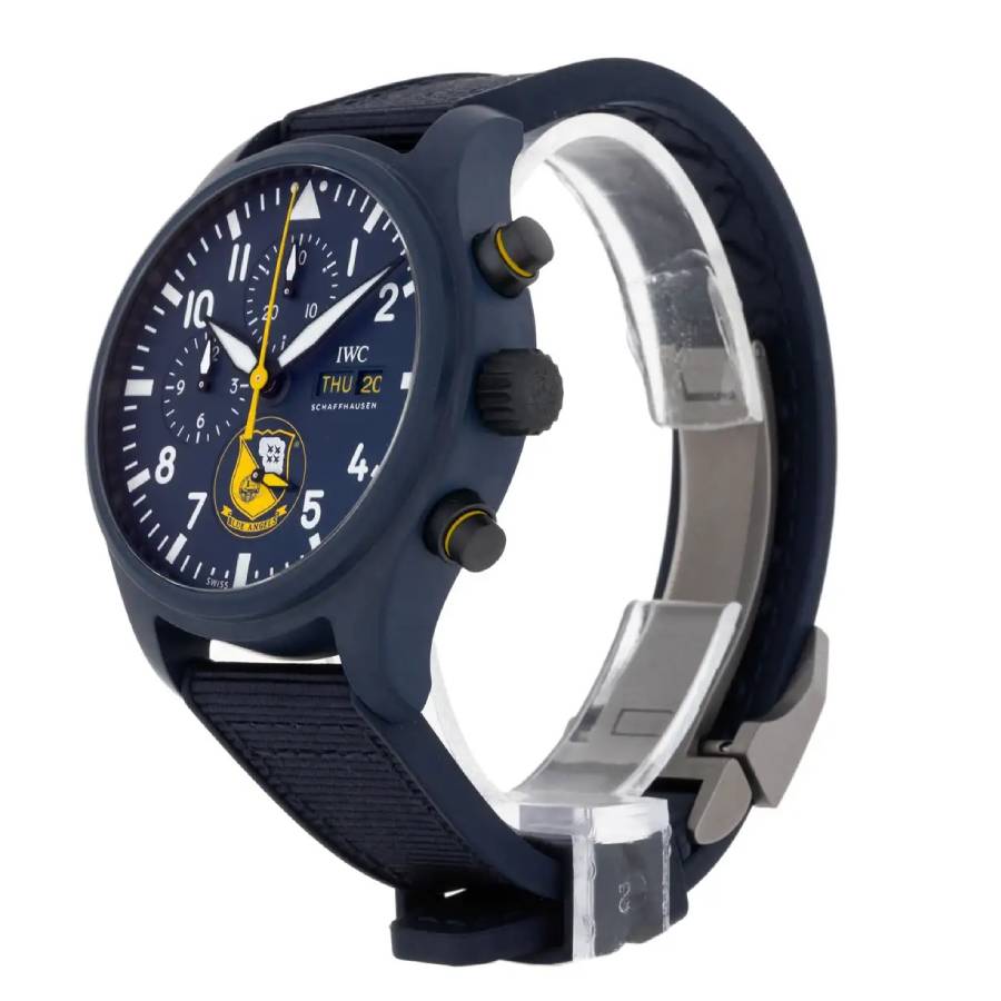 iwc pilot chronograph blue angels automatic blue dial men's watch iw389109 iwc pilot chronograph blue angels automatic blue dial men's watch iw389109