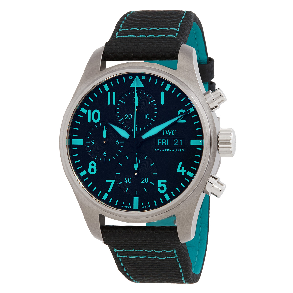 iwc pilot chronograph "mercedes amg petronas formula one team" automatic men's watch iw388108 iwc pilot chronograph "mercedes amg petronas formula one team" automatic men's watch iw388108