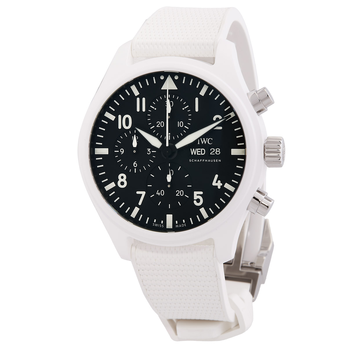 iwc pilot chronograph top gun "lake tahoe" automatic black dial men's watch iw389105 iwc pilot chronograph top gun "lake tahoe" automatic black dial men's watch iw389105