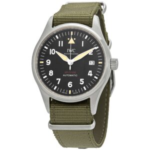 iwc pilot spitfire automatic black dial men's watch iw326801