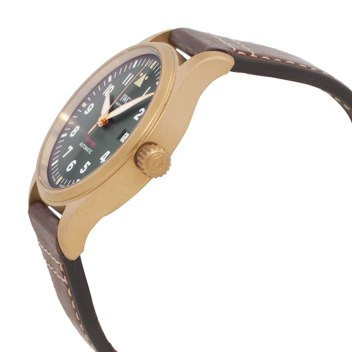 iwc pilot spitfire automatic green dial men's watch iw326806 iwc pilot spitfire automatic green dial men's watch iw326806