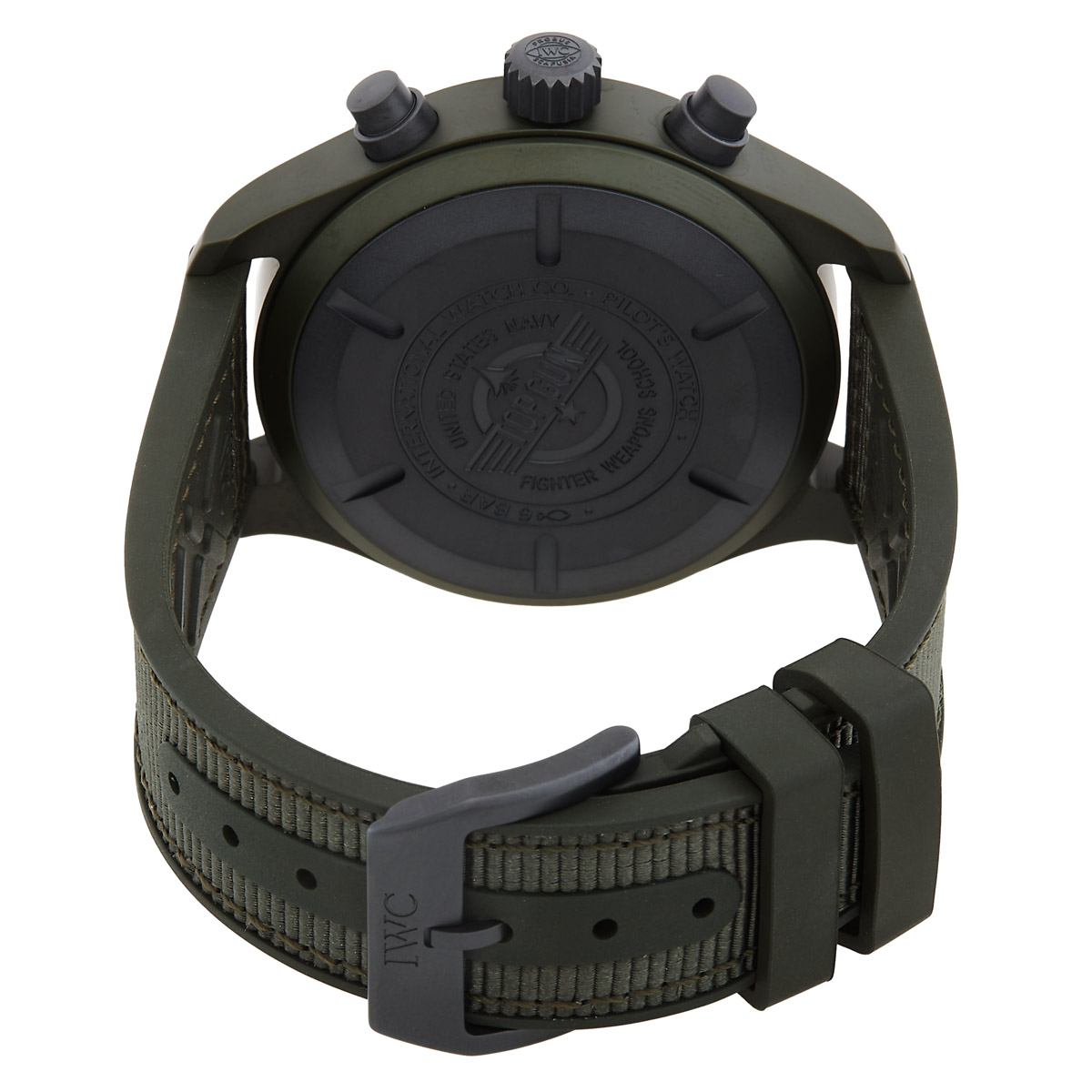 iwc pilot top gun woodland chronograph automatic green dial men's watch iw389106 iwc pilot top gun woodland chronograph automatic green dial men's watch iw389106