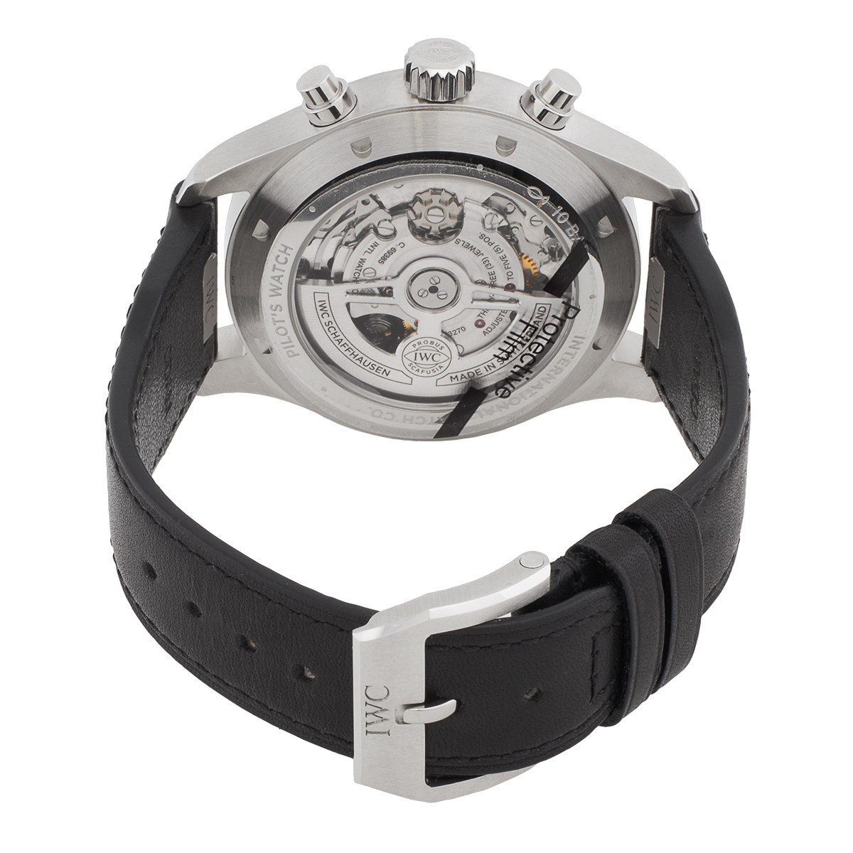 iwc pilots chronograph automatic black dial men's watch iw378001 iwc pilots chronograph automatic black dial men's watch iw378001