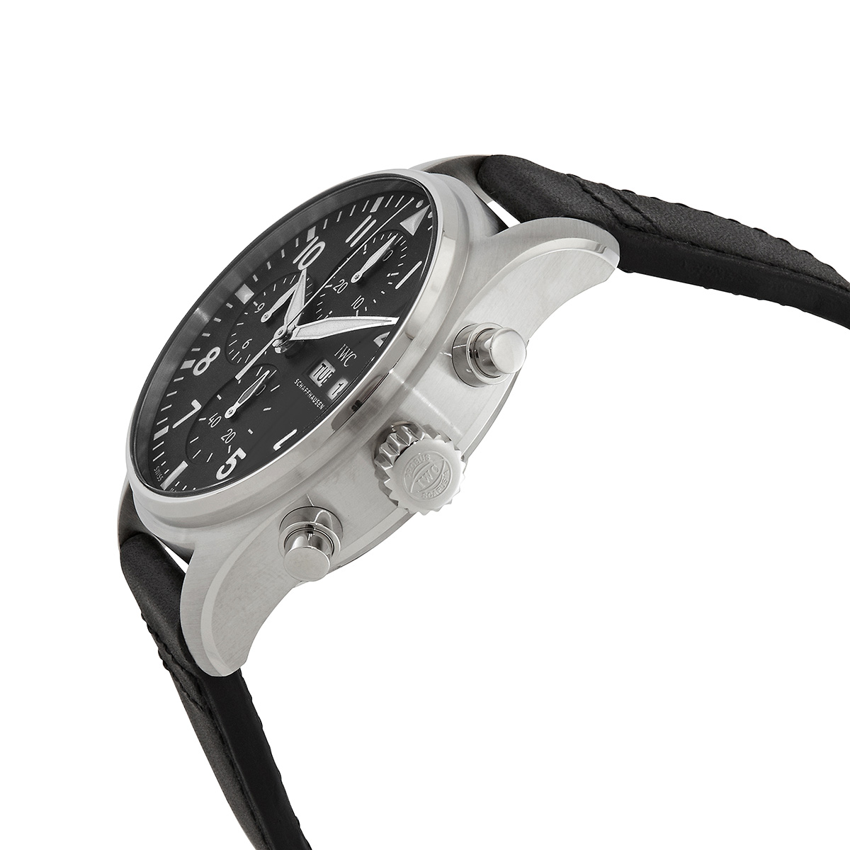 iwc pilots chronograph automatic black dial men's watch iw388111 iwc pilots chronograph automatic black dial men's watch iw388111
