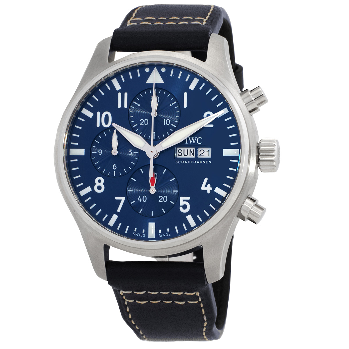 iwc pilots chronograph automatic blue dial men's watch iw378003 iwc pilots chronograph automatic blue dial men's watch iw378003