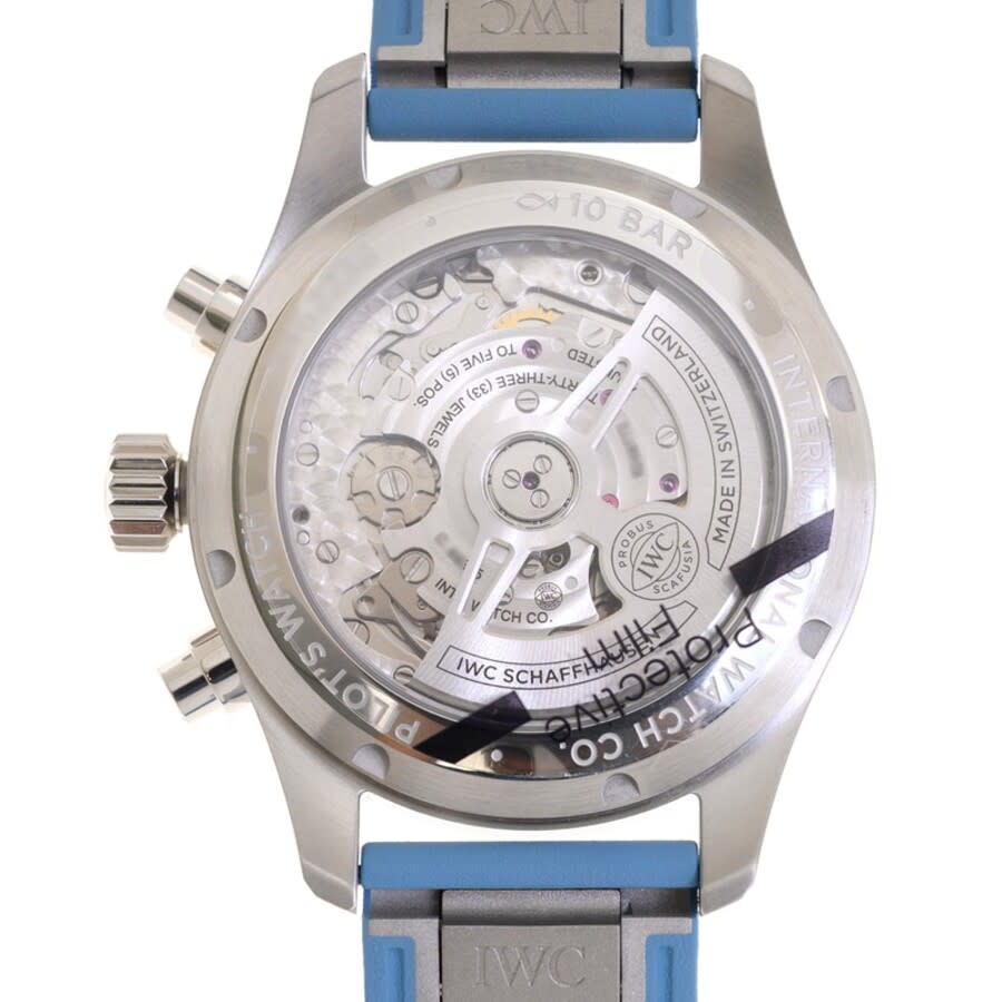 iwc pilots chronograph automatic blue dial men's watch iw388117 iwc pilots chronograph automatic blue dial men's watch iw388117