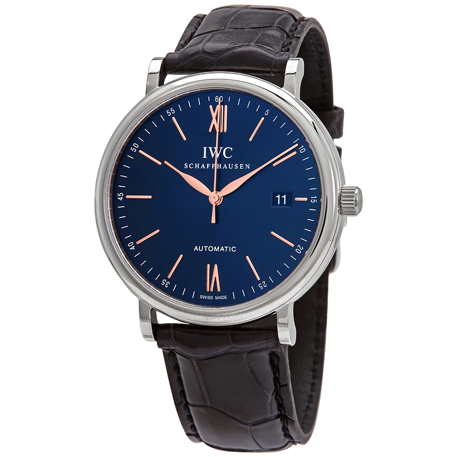 iwc portofino automatic blue dial men's watch iw356523 iwc portofino automatic blue dial men's watch iw356523