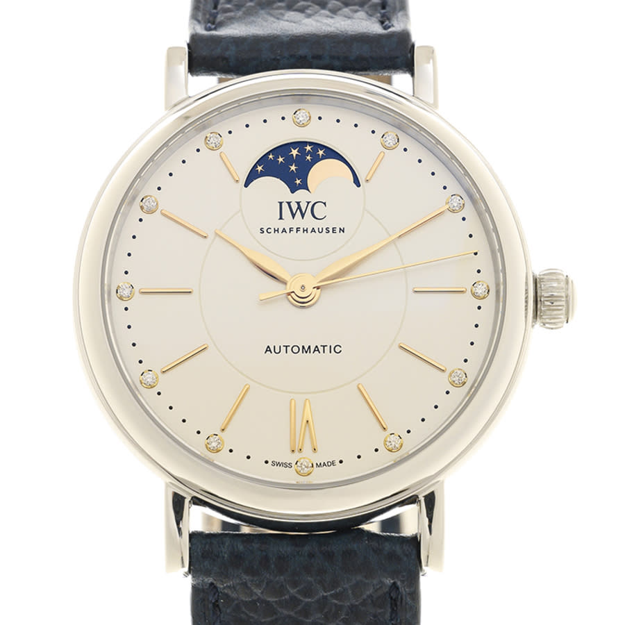 iwc portofino automatic diamond white dial men's watch iw459601 iwc portofino automatic diamond white dial men's watch iw459601