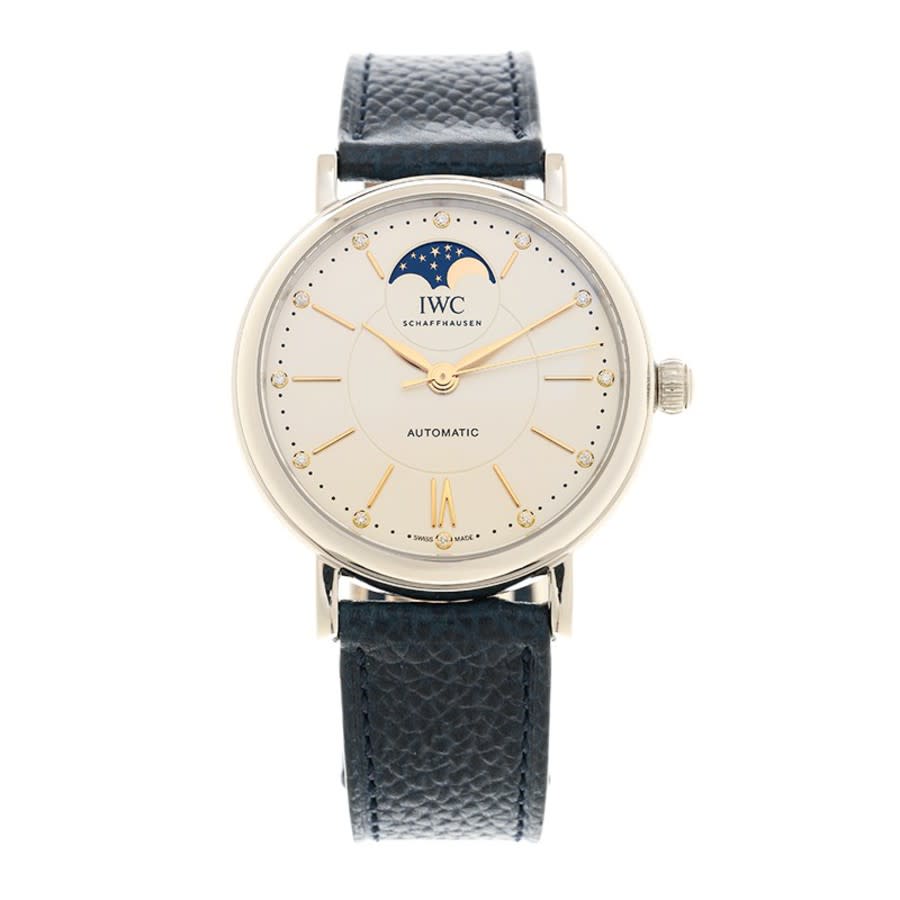 iwc portofino automatic diamond white dial men's watch iw459601 iwc portofino automatic diamond white dial men's watch iw459601