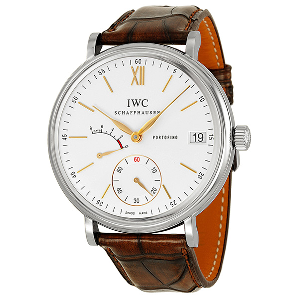 iwc portofino hand wound eight days silver dial men's watch iw510103 iwc portofino hand wound eight days silver dial men's watch iw510103