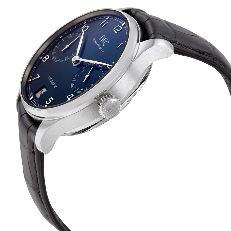 iwc portugieser automatic blue dial men's watch iw500710 iwc portugieser automatic blue dial men's watch iw500710