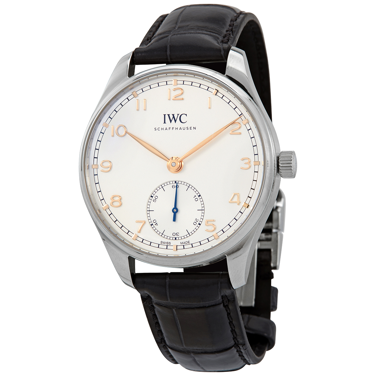 iwc portugieser automatic silver plated dial men's watch iw358303 iwc portugieser automatic silver plated dial men's watch iw358303