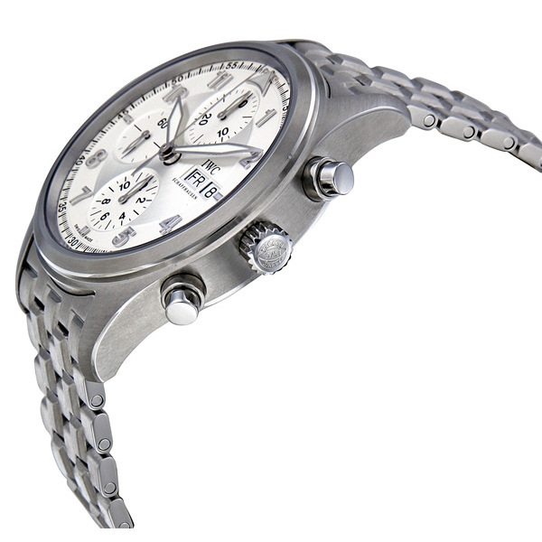 iwc spitfire pilot chronograph automatic steel men's watch iw371705 iwc spitfire pilot chronograph automatic steel men's watch iw371705