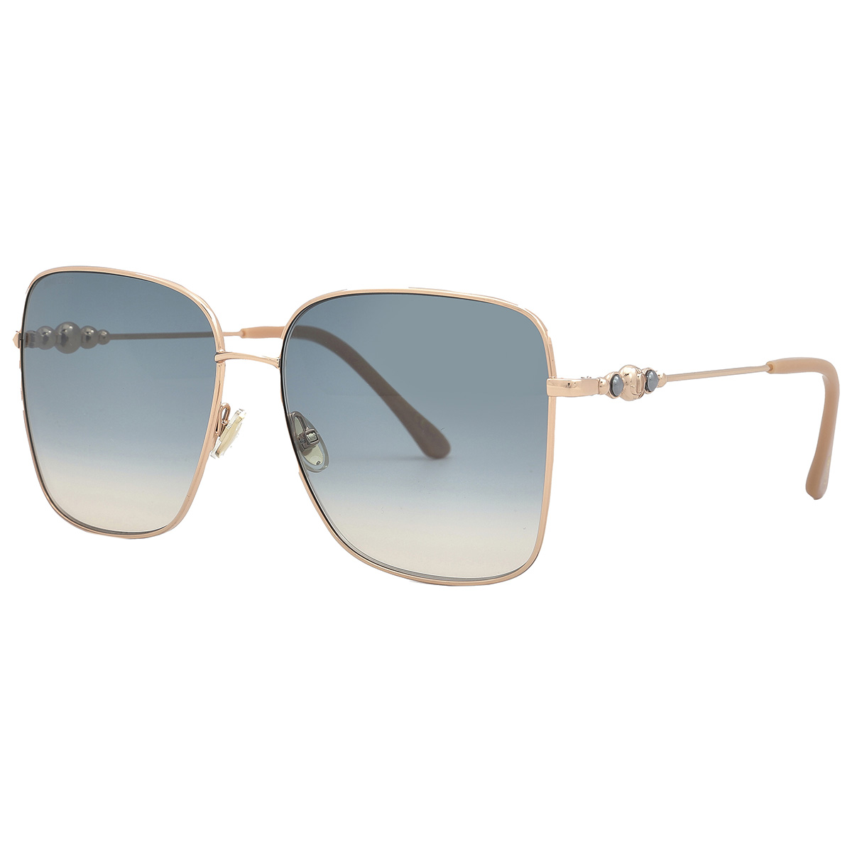jimmy choo blue gradient square ladies sunglasses hester/s 0bku/i4 59 jimmy choo blue gradient square ladies sunglasses hester/s 0bku/i4 59