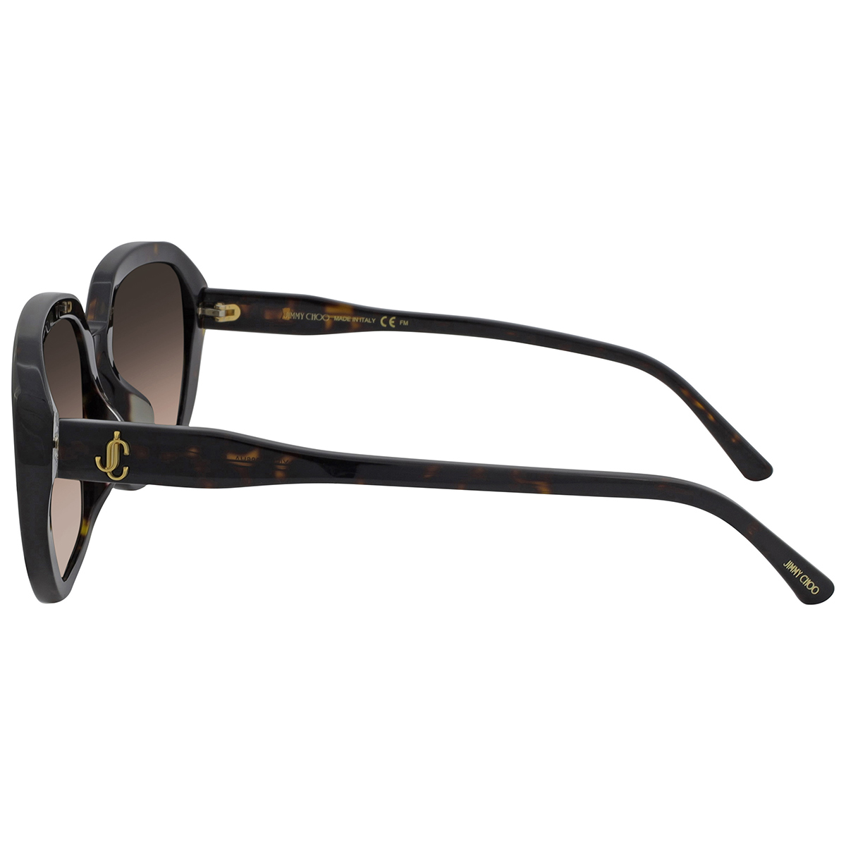 jimmy choo brown gradient square ladies sunglasses karly/f/s 0086/ha 57 jimmy choo brown gradient square ladies sunglasses karly/f/s 0086/ha 57