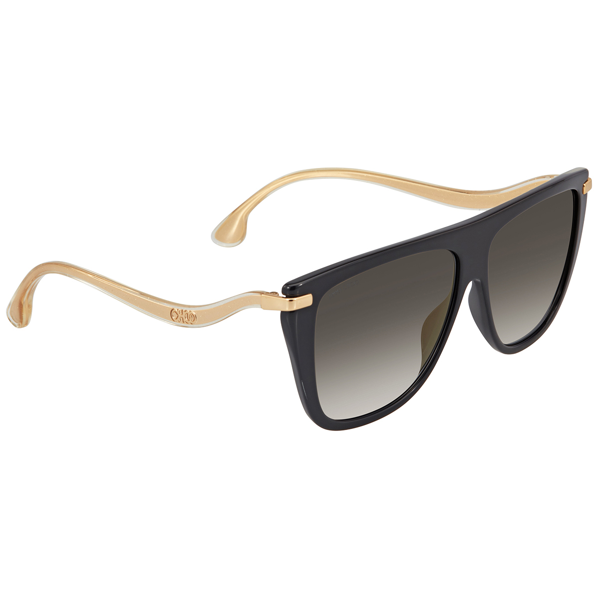 jimmy choo gray sf gold browline ladies sunglasses suvi/s 0807/fq 58 jimmy choo gray sf gold browline ladies sunglasses suvi/s 0807/fq 58