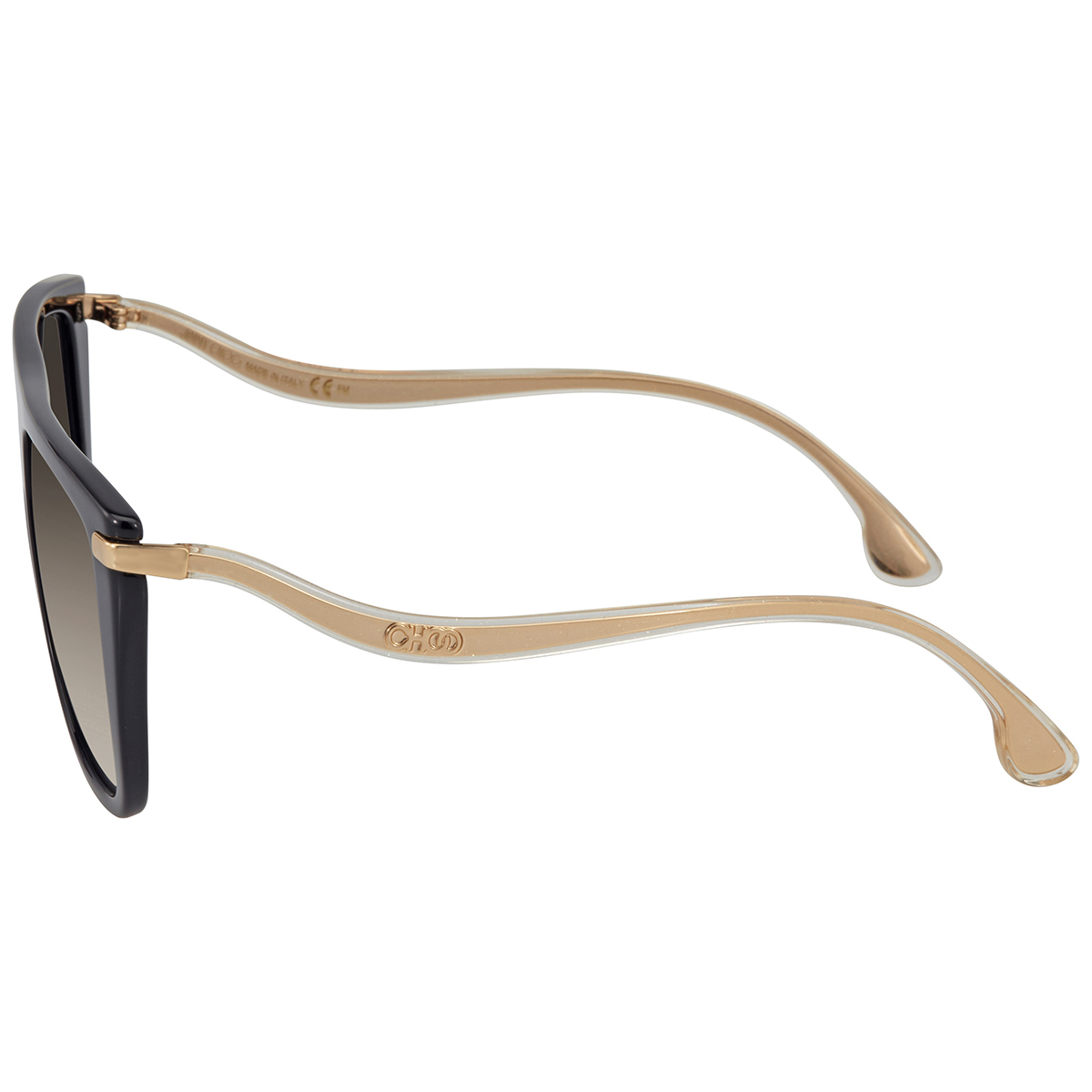 jimmy choo gray sf gold browline ladies sunglasses suvi/s 0807/fq 58 jimmy choo gray sf gold browline ladies sunglasses suvi/s 0807/fq 58
