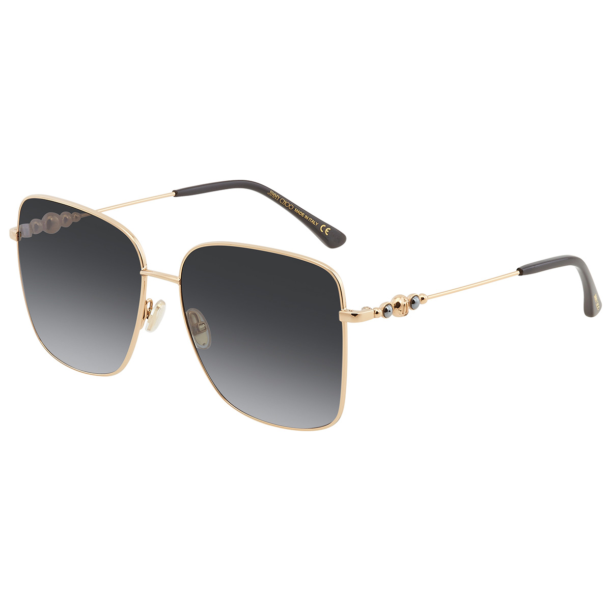 jimmy choo grey gradient square ladies sunglasses hester/s 02m2/9o 54 jimmy choo grey gradient square ladies sunglasses hester/s 02m2/9o 54