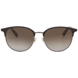 kate spade brown gradient oval ladies sunglasses joelynn/s 009q/ha 52