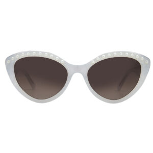 kate spade brown shaded cat eye ladies sunglasses juni/g/s pearl 0vk6/ha 55