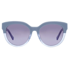 kate spade gradient grey azure blue round ladies sunglasses brea/f/s 0pjp/gb 54