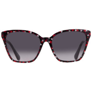 kate spade grey gradient cat eye ladies sunglasses amiyahgs 0f74/9o