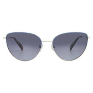 kate spade grey shaded cat eye ladies sunglasses hailey/g/s 0doh/9o 55