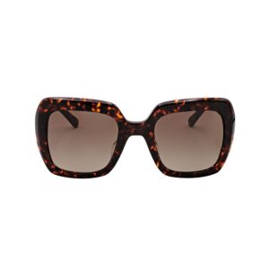 kate spade brown shaded square ladies sunglasses naomi/s 0086/ha 52