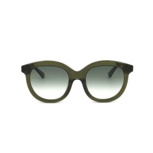kate spade ladies green round sunglasses lillian/g/s