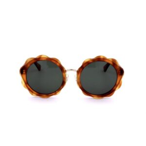 kate spade green round ladies sunglasses karrie/s 009q/qt 52
