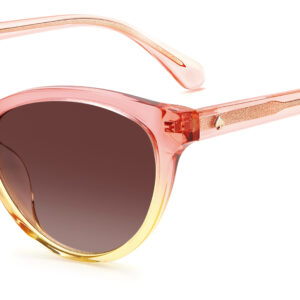 kate spade ladies pink cat eye sunglasses adelinegsgvz
