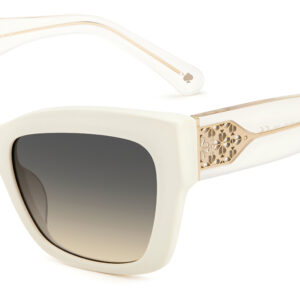 kate spade ladies white cat eye sunglasses valeriasvk6f3