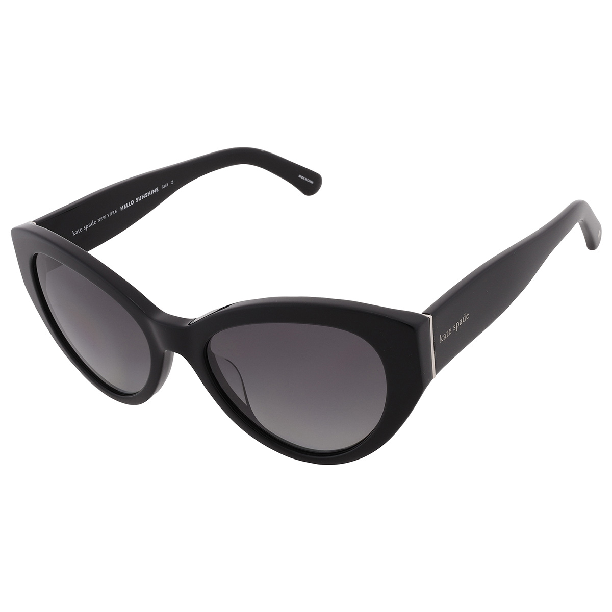 kate spade polarized grey cat eye ladies sunglasses paisleigh/s 0807/wj 55 kate spade polarized grey cat eye ladies sunglasses paisleigh/s 0807/wj 55