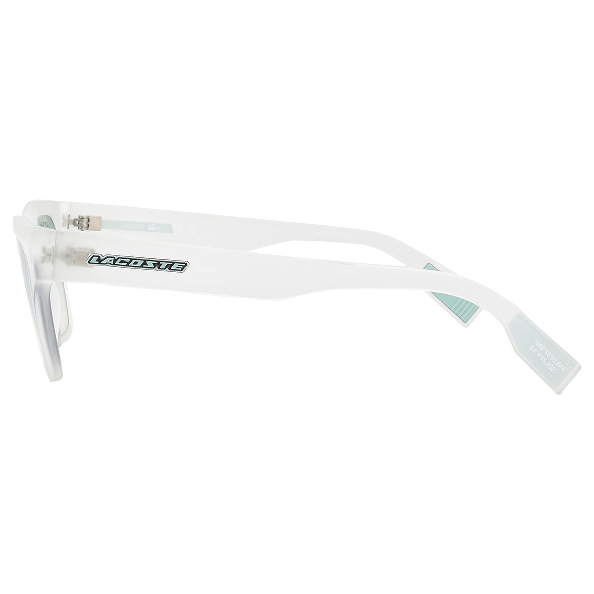 lacoste blue rectangular ladies sunglasses l6002s 970 53 lacoste blue rectangular ladies sunglasses l6002s 970 53