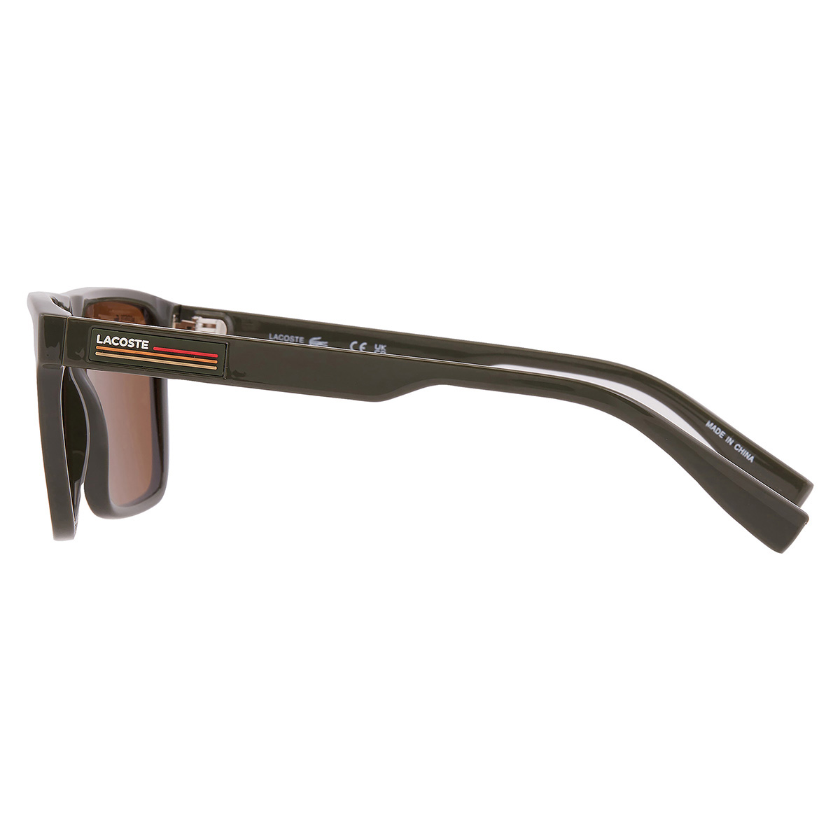 lacoste brown square men's sunglasses l6027s 275 57 lacoste brown square men's sunglasses l6027s 275 57