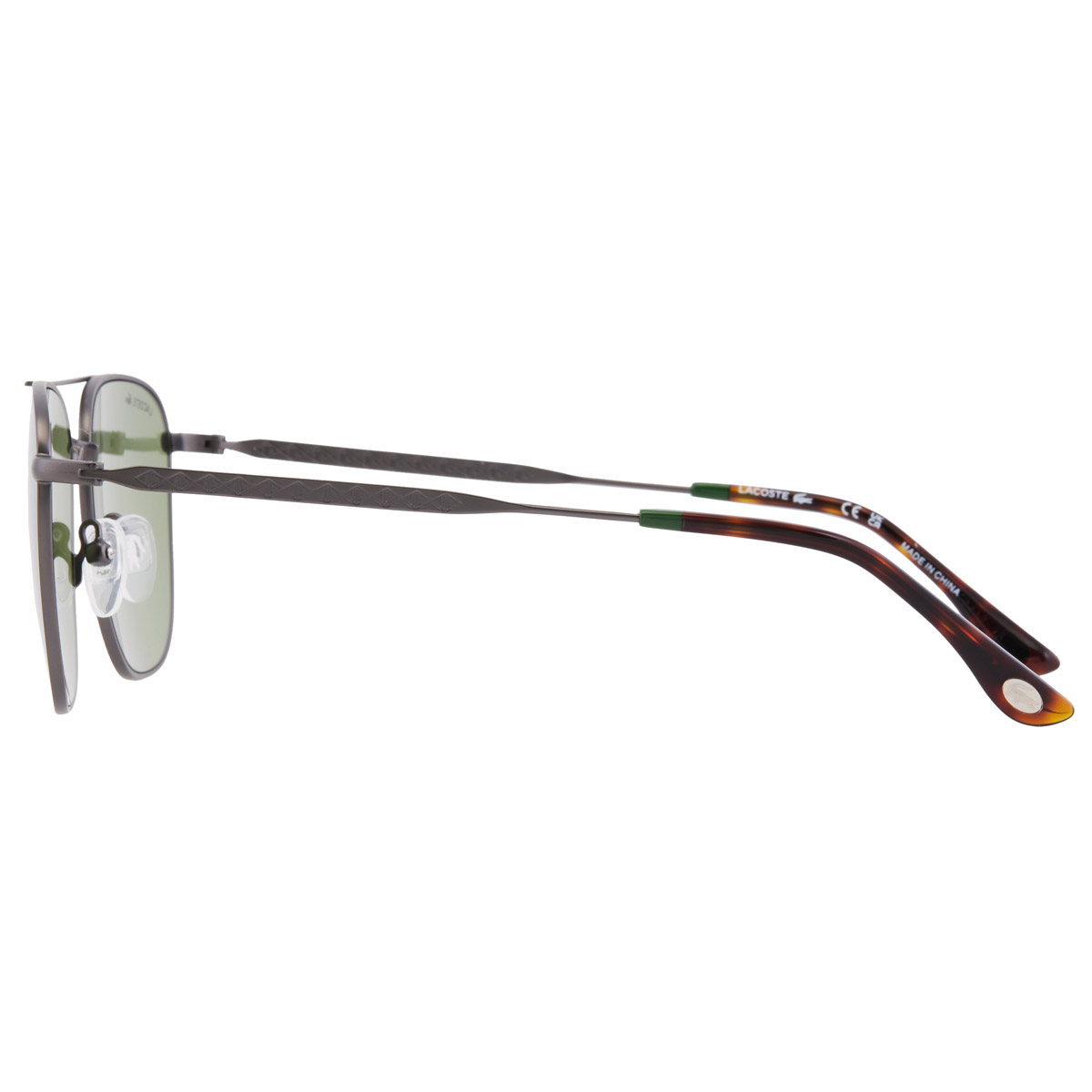 lacoste green pilot men's sunglasses l269s 035 55 lacoste green pilot men's sunglasses l269s 035 55