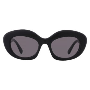 loewe curvy smoke cat eye ladies sunglasses lw40153i 01a 51