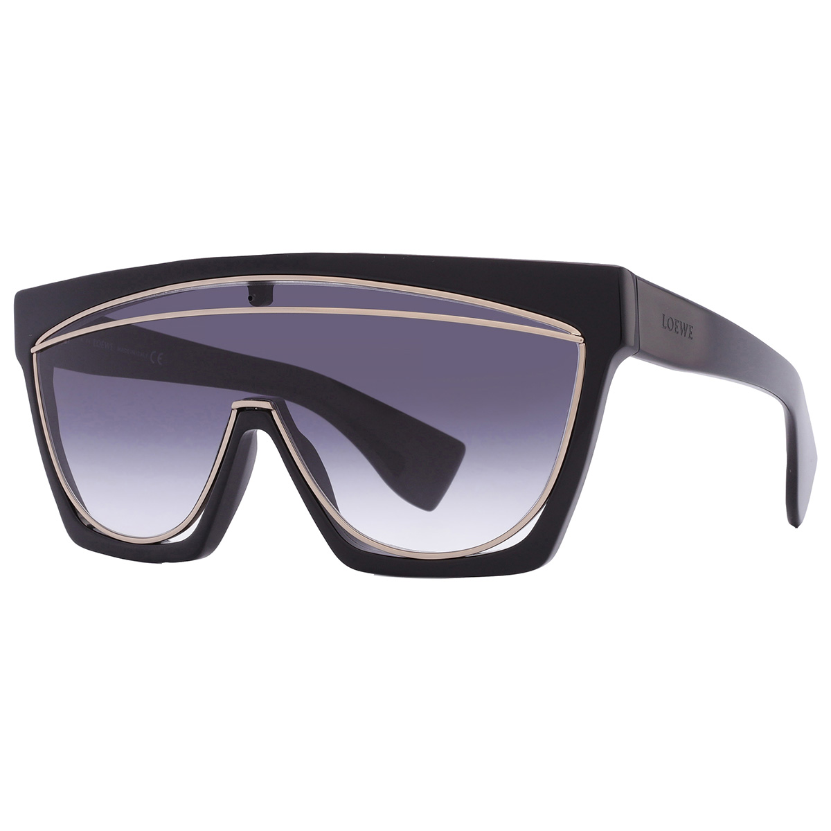 loewe smoke gradient browline ladies sunglasses lw40012i 05b 00 loewe smoke gradient browline ladies sunglasses lw40012i 05b 00