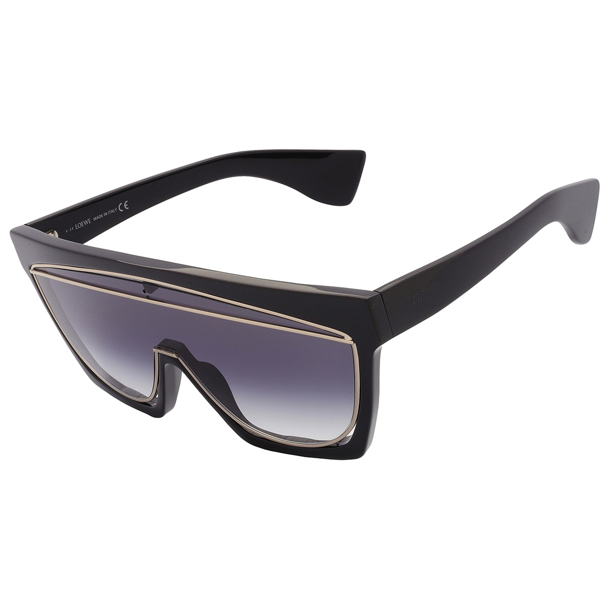 loewe smoke gradient browline ladies sunglasses lw40012i 05b 00 loewe smoke gradient browline ladies sunglasses lw40012i 05b 00