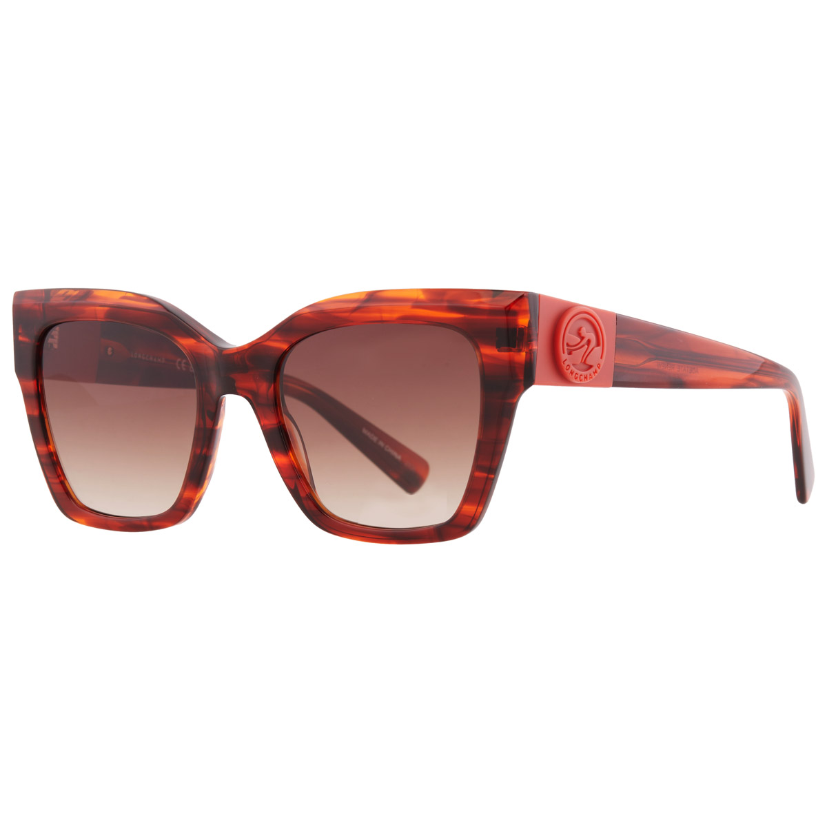 longchamp brown gradient butterfly ladies sunglasses lo762s 607 52 longchamp brown gradient butterfly ladies sunglasses lo762s 607 52