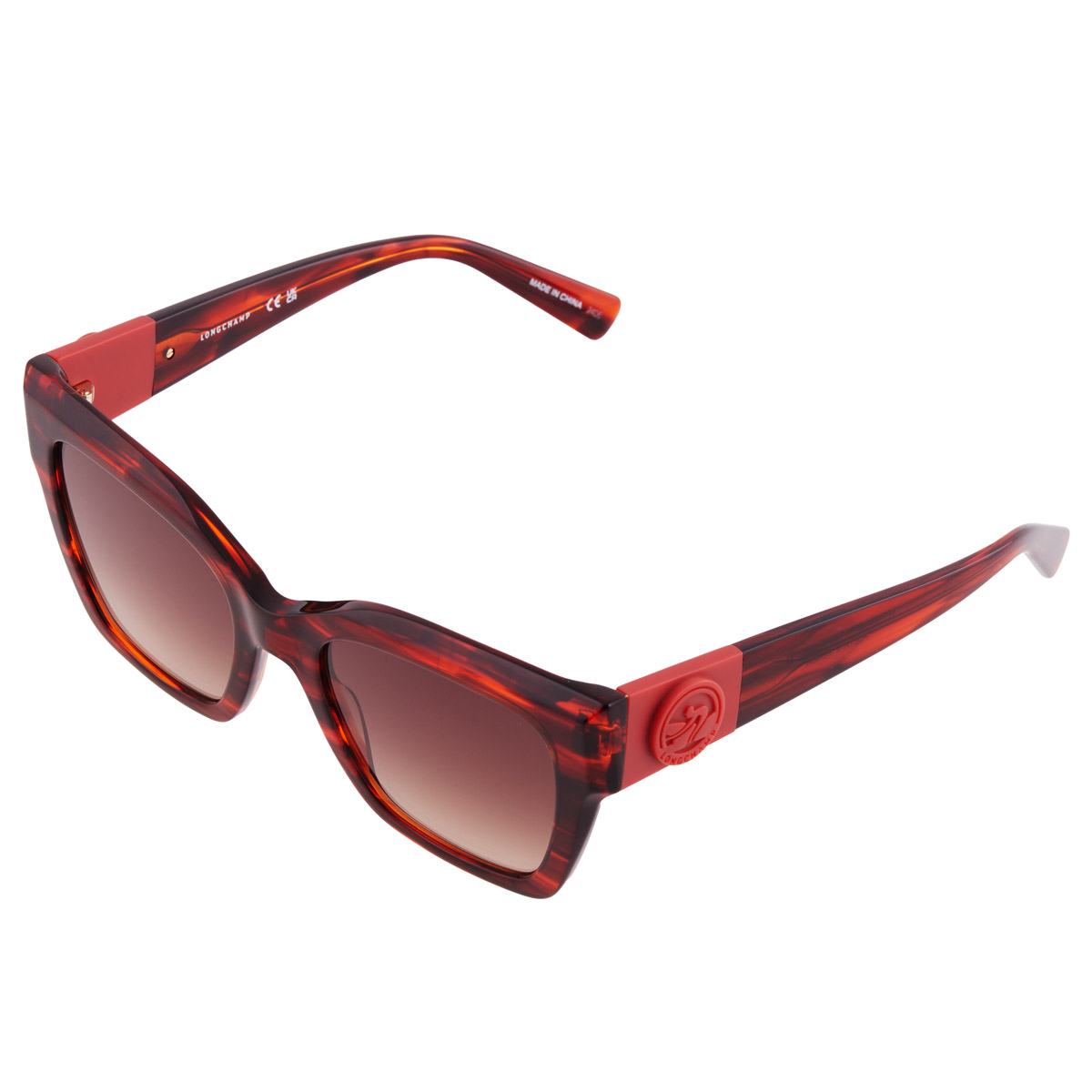 longchamp brown gradient butterfly ladies sunglasses lo762s 607 52 longchamp brown gradient butterfly ladies sunglasses lo762s 607 52