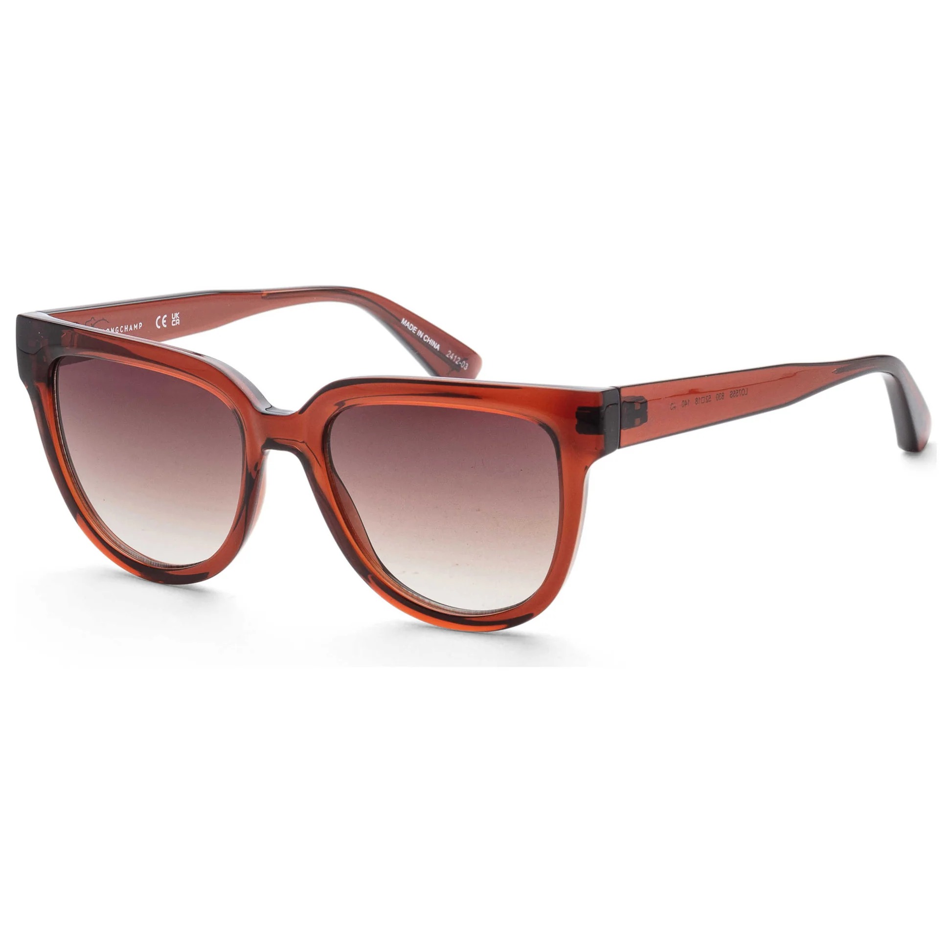 longchamp brown gradient cat eye ladies sunglasses lo755s 830 52 longchamp brown gradient cat eye ladies sunglasses lo755s 830 52